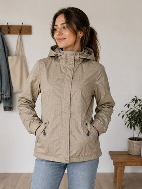 North End Versatile Tan Utility Jacket for Women